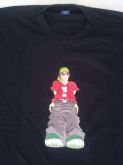 Camisa masculina Preta
